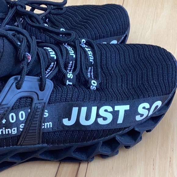 JUST SO SO Mens Running Athletic Sneakers Tennis Sport Casual Shoes Non-slip Gym - Picture 2 of 16